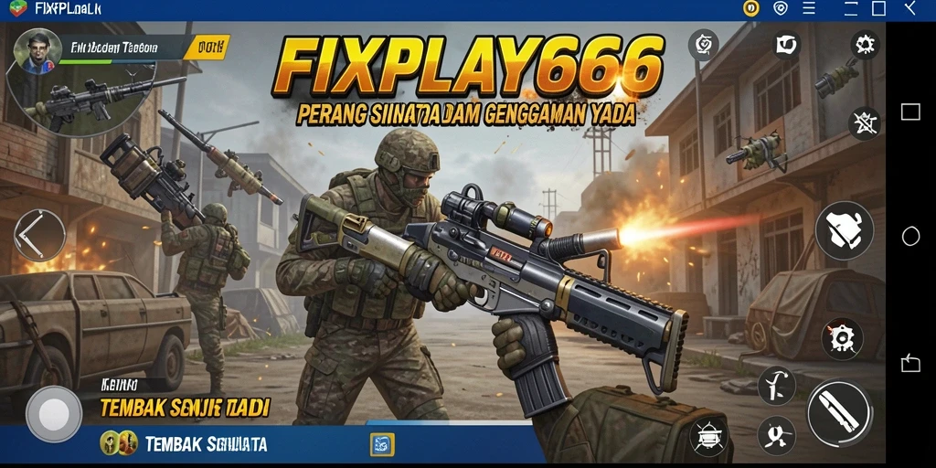 Tampilan antarmuka FIXPLAY666 dengan grafik yang menarik dan kontrol yang responsif.