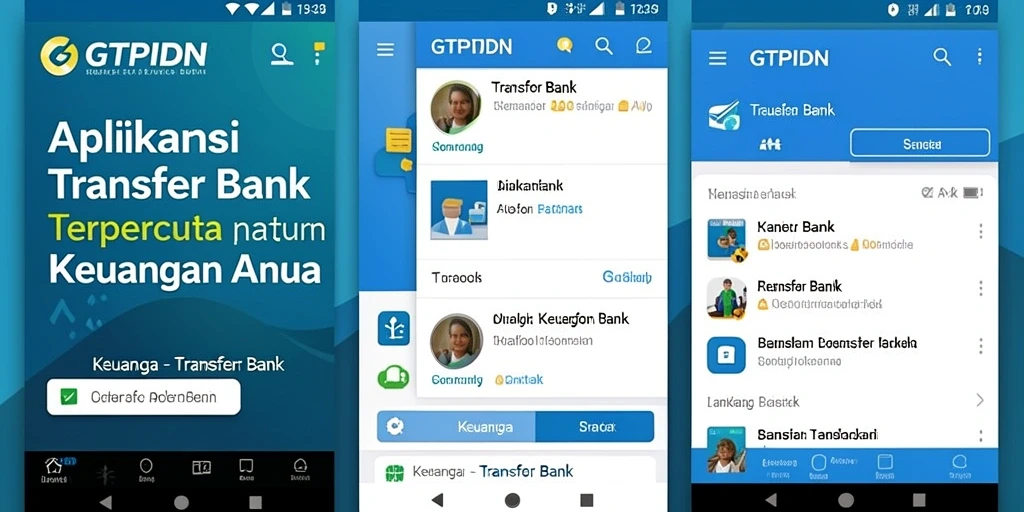 Antarmuka aplikasi GTPIDN yang sederhana dan user-friendly.
